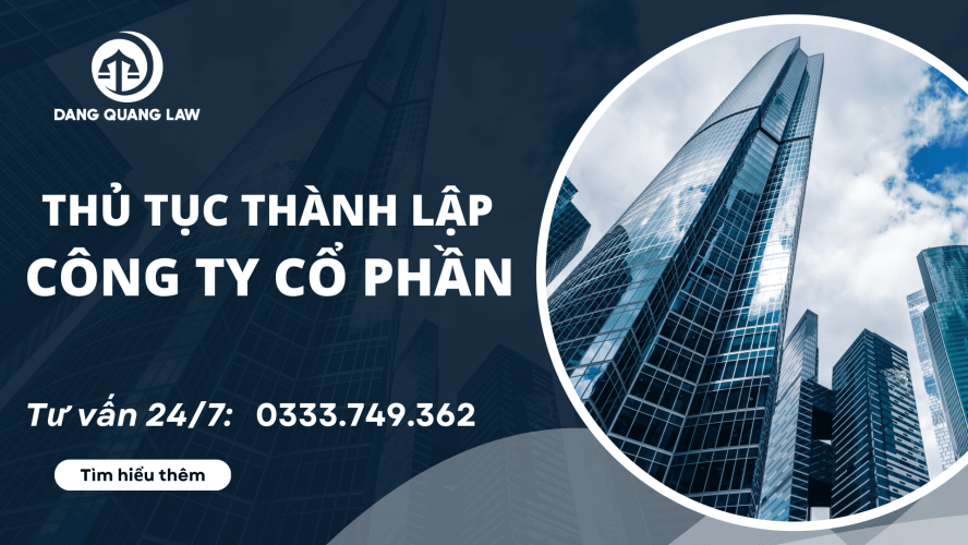 Thủ tục thành lập công ty cổ phần