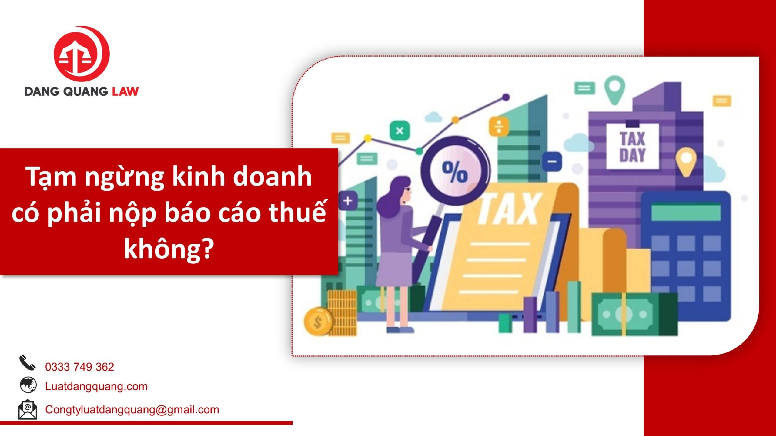 Tạm ngừng kinh doanh có phải nộp báo cáo thuế không?