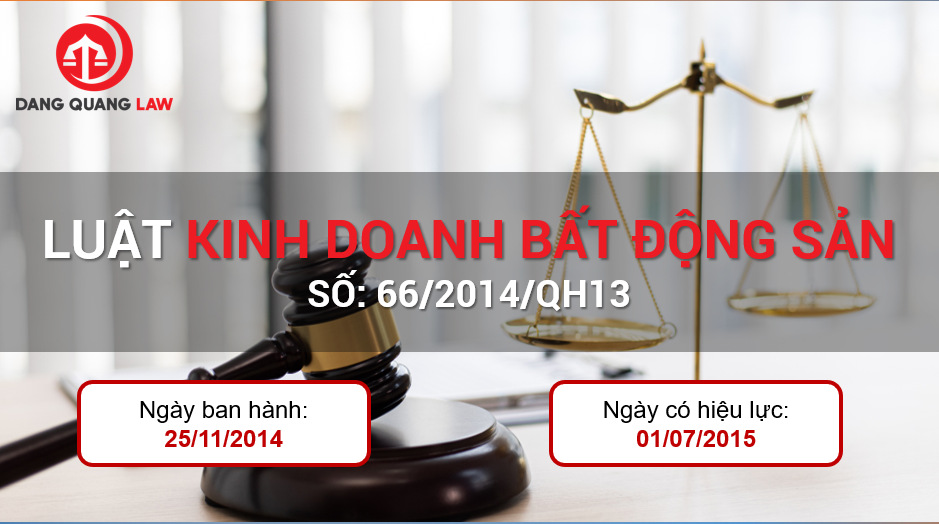 Luật kinh doanh bất động sản 2014