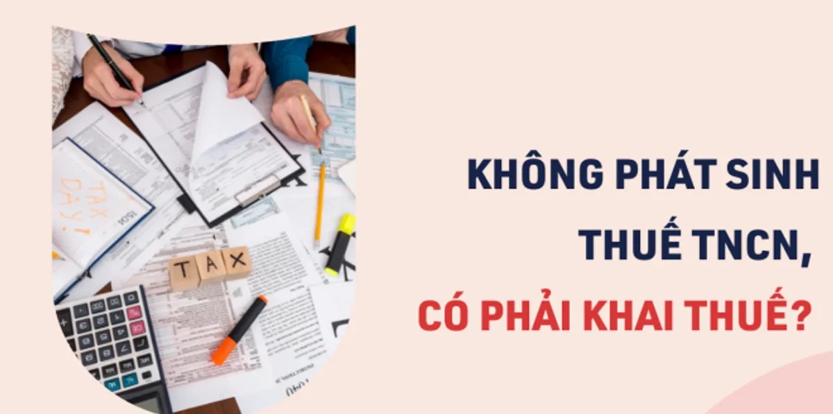 Không phát sinh thuế TNCN có phải kê khai thuế TNCN không?