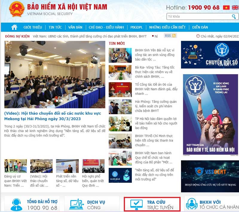 Cách kiểm tra bảo hiểm y tế bằng CCCD qua website BHXH Việt Nam-1